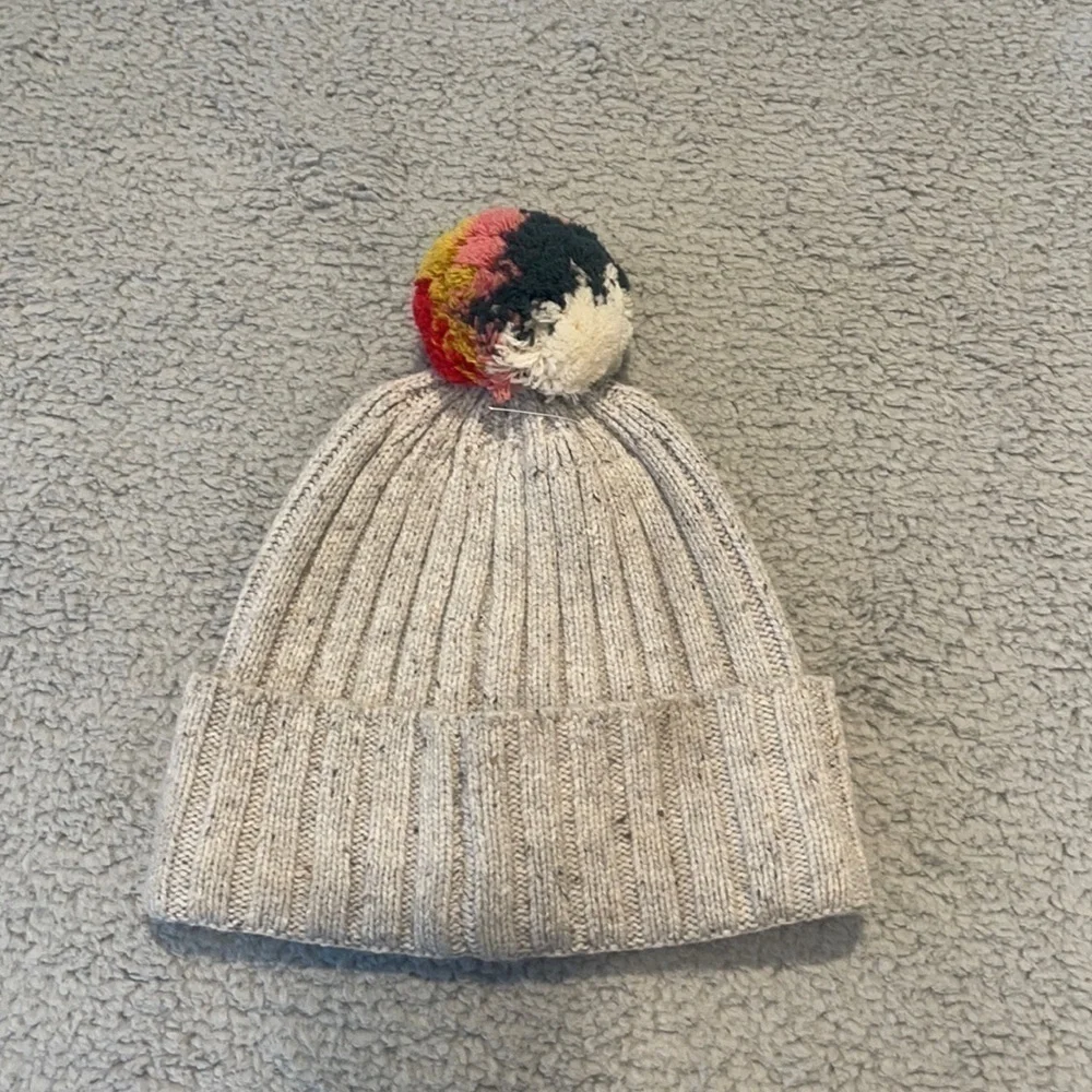 Madewell Rainbow Pom-Pom Beanie one size/Fall & Winter Beanie